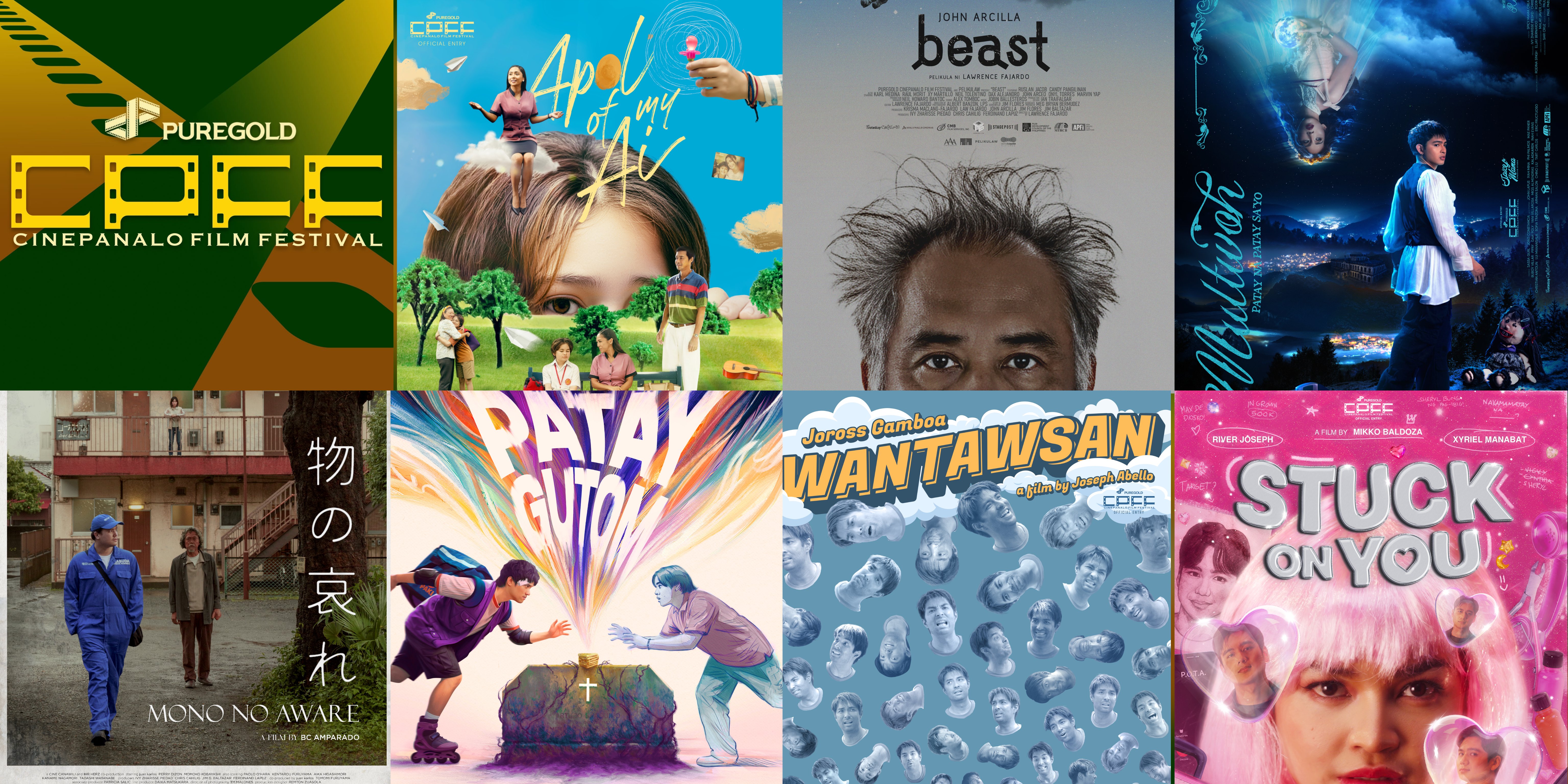 A First Look at Seven Panalo Visions: Puregold CinePanalo Unveils 2026 Full-Length Film&nbsp;Posters