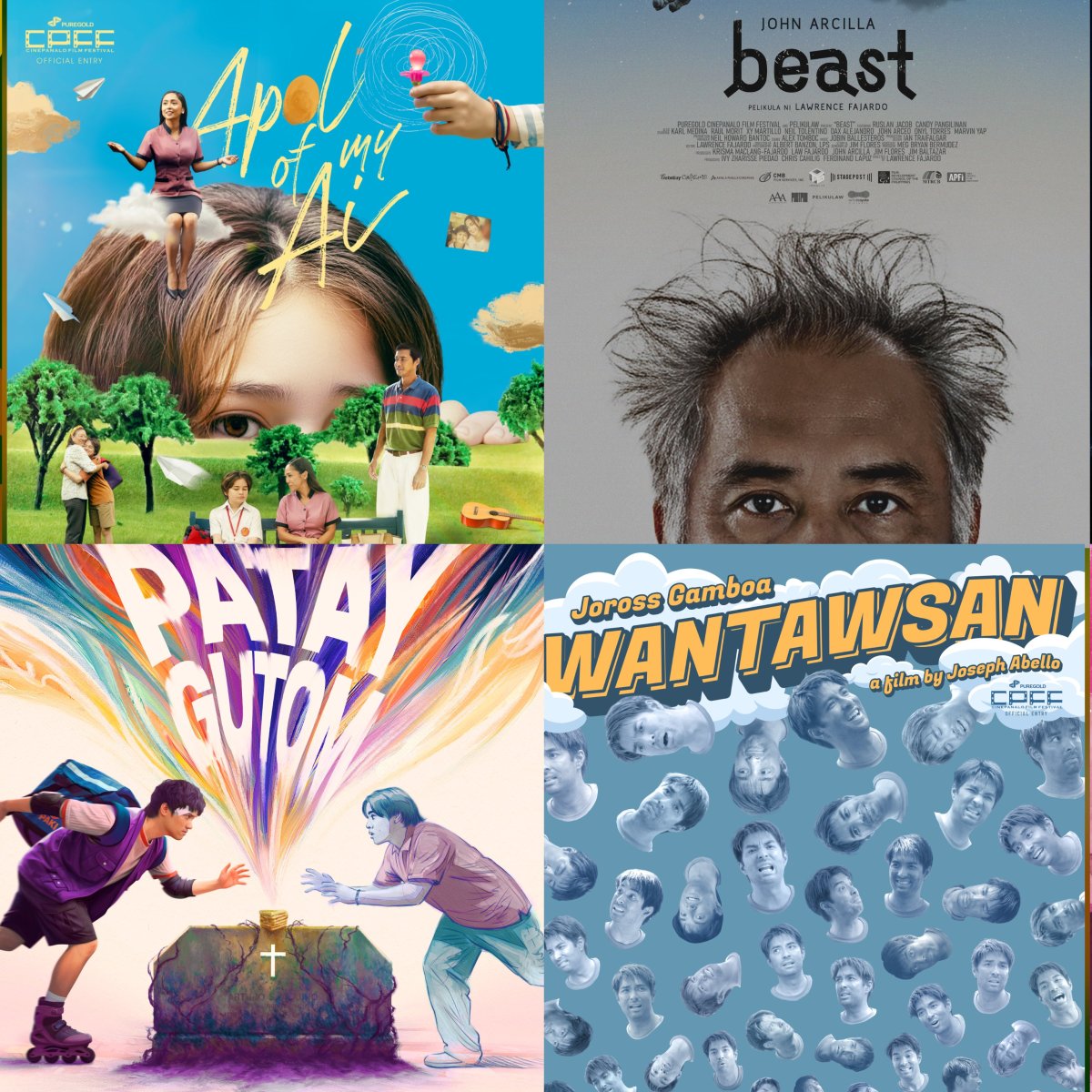 A First Look at Seven Panalo Visions: Puregold CinePanalo Unveils 2026 Full-Length Film&nbsp;Posters