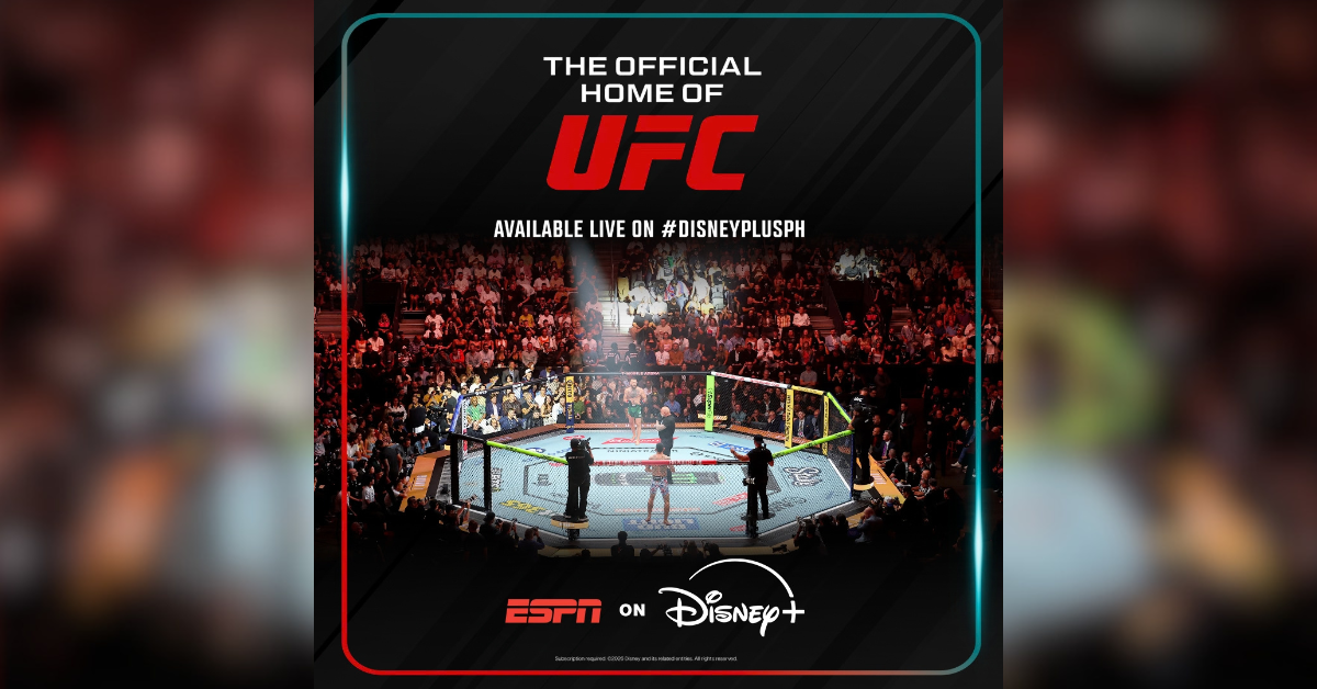 DISNEY+ BECOMES THE OFFICIAL HOME OF UFC IN THE&nbsp;PHILIPPINES